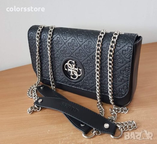Черна чанта Guess код DS201, снимка 3 - Чанти - 36700354