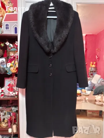 Черно класическо палто 