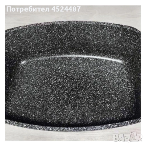 Ростер Goldman с мраморно покритие – правоъгълен съд с капак, 5.5 л и 6.6 л, , снимка 2 - Съдове за готвене - 53841131