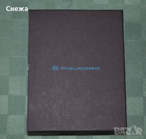 Piquadro Splash с RFID защита черен хоризонтален портфейл, снимка 3 - Портфейли, портмонета - 41508701