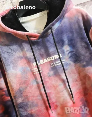 Модерен мъжки реверсивен суичър с подплата, 2цвята , снимка 8 - Суичъри - 47864535