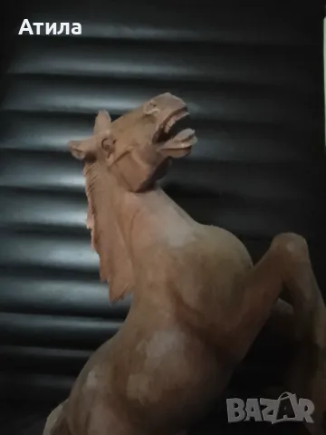 статуетка скулптура кон 43 см, снимка 8 - Статуетки - 48162990