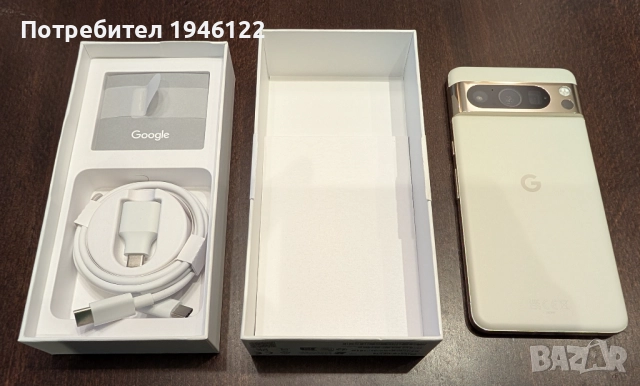  Google Pixel 8 Pro 256GB Porcelain 5G, снимка 3 - Други - 52792864