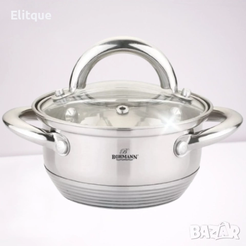 Тенджера Bohmann, 0.7 л./ 1 л., неръждаема стомана, снимка 2 - Съдове за готвене - 52448826