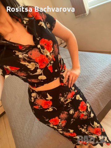 Комплект - пола с топ Daphne, М размер, снимка 8 - Поли - 35985410