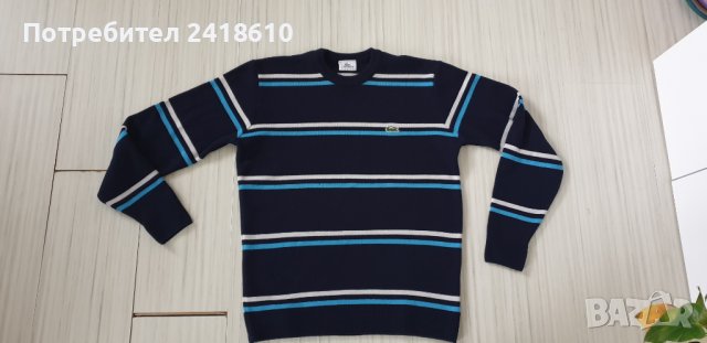 Lacoste Sport Cotton Knit Мens Size S/M НОВО! ОРИГИНАЛ! Мъжка Блуза Пуловер!, снимка 9 - Пуловери - 42612209