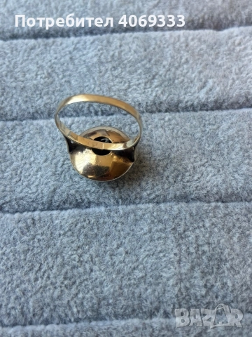 Стар златен пръстен от едно време 14 карата 3.17гр, снимка 3 - Пръстени - 52930026