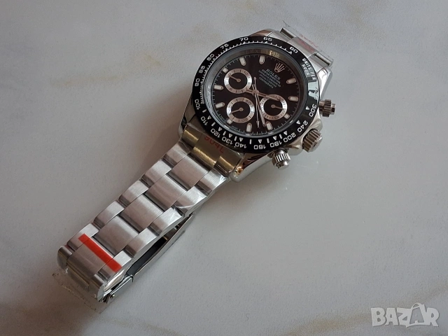 Rolex Daytona Black, снимка 3 - Мъжки - 53643356