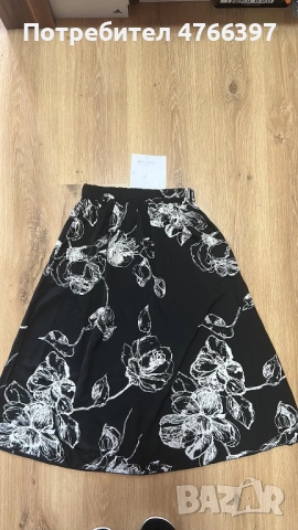 Лятна елегантна 7/8 пола , снимка 2 - Поли - 53847369