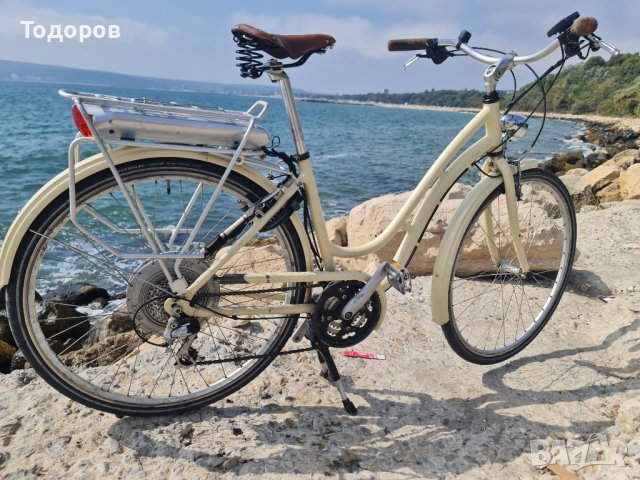 ПРОМОЦИЯ!Оригинален швейцарски електрически велосипед с ретро дизайн и  канадско задвижване от Bionx, снимка 15 - Велосипеди - 42311287