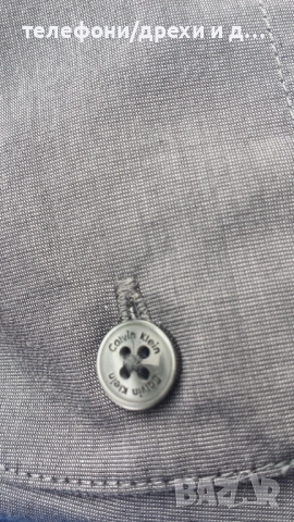 Оригинална памучна риза Calvin Klein Regular Fit (размер 17), снимка 3 - Ризи - 52590054