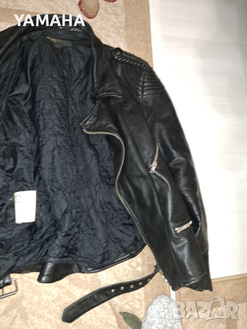 Мото  Яке  ЕСТЕСТВЕНА КОЖА  L___XL, снимка 10 - Якета - 44523352