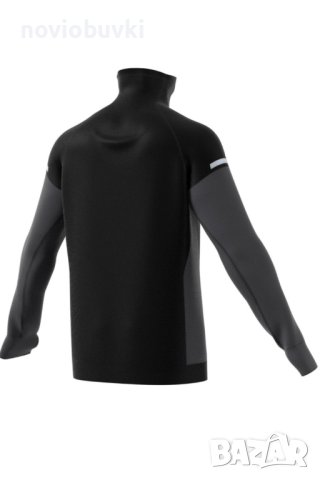 ✅НОВА ОРИГИНАЛНА Мъжка спортна блуза Adidas Block, Черен/Сив - S/M/L/XL, снимка 3 - Спортни дрехи, екипи - 42067701