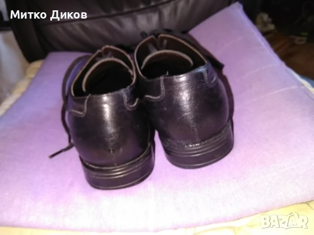 Мъжки маркови обувки като нови естествена кожа тел.бокс Долче Габанна стелка 280мм реален размер №43, снимка 6 - Официални обувки - 51080424