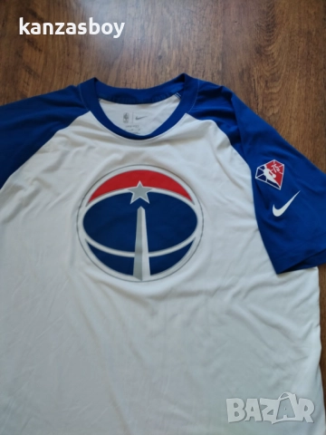 nike washington wizards - мъжка баскетболна тениска КАТО НОВА ХЛ, снимка 2 - Тениски - 51434167