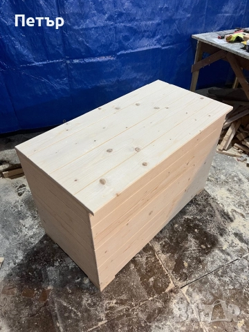 Ракла,сандък изцяло от масив,чам, снимка 2 - Ракли - 52775141