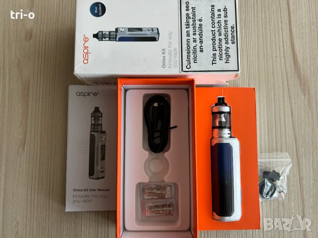 Комплект за електронна цигара Aspire Onixx Kit/Blue Gradient, снимка 1