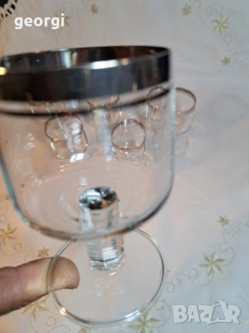немски чаши с платинен пръстен 28/5, снимка 6 - Чаши - 51953321
