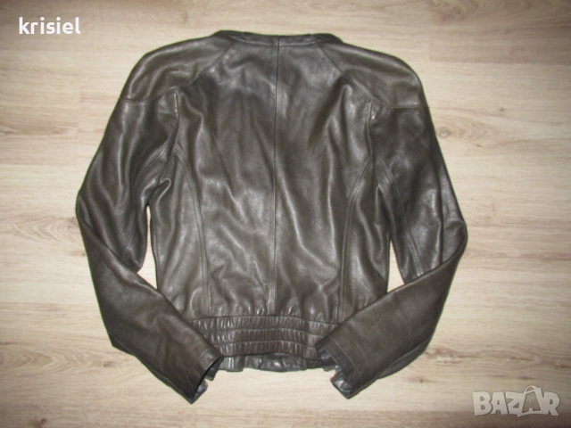 ЕСТЕСТВЕНА КОЖА--СТРАХОТНО ЯКЕ--S номер , снимка 6 - Якета - 51944354