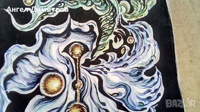 Александър Лудколев картина смесена техника 1970 г, снимка 5 - Картини - 41812689