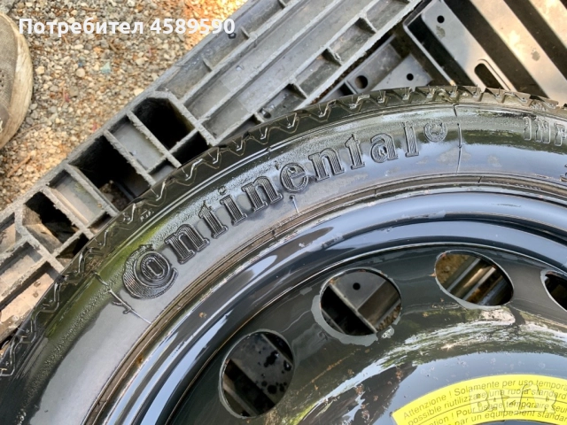 Оригинална резервна гума/ПАТЕРИЦА Continental 18цола 5x100 за Vw,Audi,Skoda,Seat, снимка 10 - Гуми и джанти - 51809121