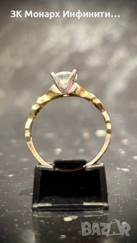 Златен пръстен 14К /585/, снимка 5 - Пръстени - 53725719