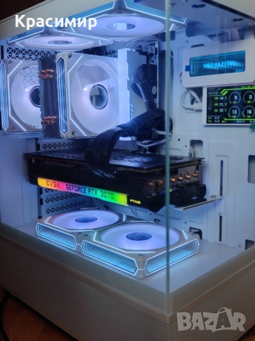 Геймърски PC Ryzen 5 8400f, EVGA GeForce RTX 3070, 32gb ddr5, 1tb nvme, снимка 3 - Геймърски - 52674591