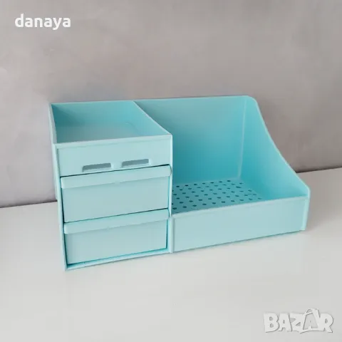 5262 Пластмасов органайзер за гримове козметика с отделения и чекмеджета