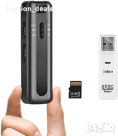 Нова камера за тяло с аудио и видео 64GB ротационен обектив, нощно виждане