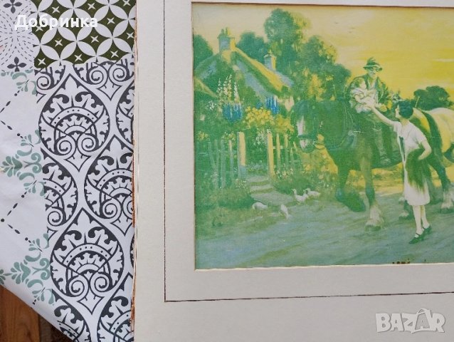 Ретро Картина на Артър Спунар, снимка 4 - Антикварни и старинни предмети - 51352802