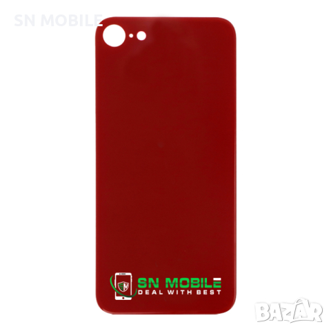 iPhone SE 2020 заден капак Big Hole Red OEM, снимка 1 - Резервни части за телефони - 44793064