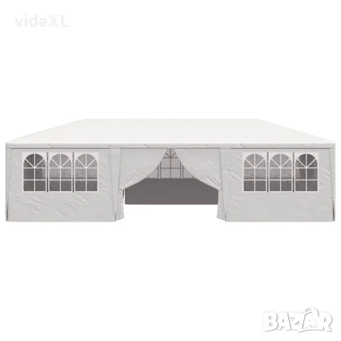 vidaXL Професионална парти шатра със стени 4x9 м бяла 90 г/м², снимка 4 - Къмпинг мебели - 56147620