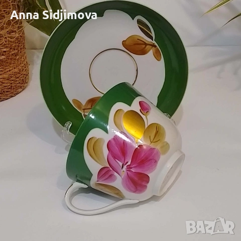 Руски порцелан Дулево двоен сет , снимка 3 - Сервизи - 53753151