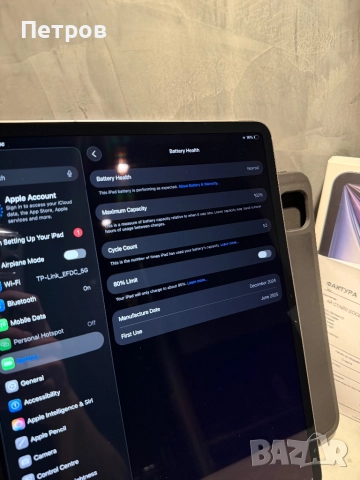 КАТО ЧИСТО НОВ Ipad Air M3 13” Cellurar + Wi-Fi, снимка 10 - Таблети - 52709785