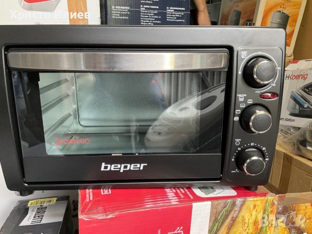 Електрическа фурна Грил функция 230 градуса Beper 20 L , снимка 10 - Печки, фурни - 40885108