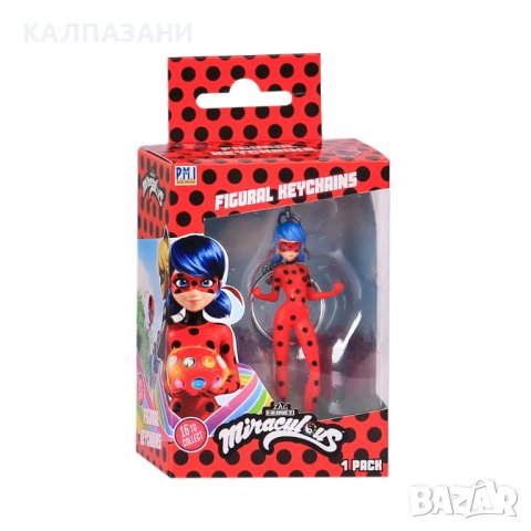 Miraculous Калинката и Котарака Фигура ключодържател MLB8010, снимка 8 - Фигурки - 41720633