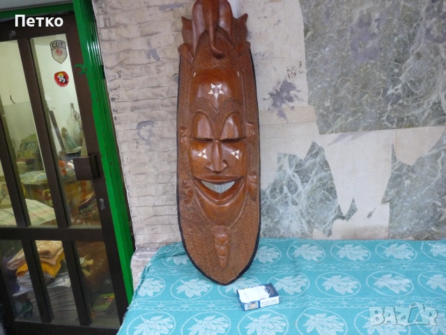 Стара масивна фигура дърво, снимка 2 - Антикварни и старинни предмети - 53635413