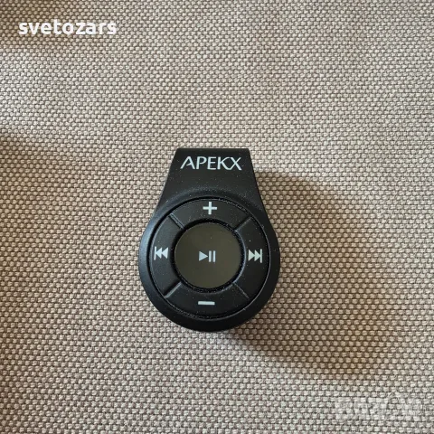 APEKX Bluetooth аудио приемник (адаптер) с вграден микрофон и клипс