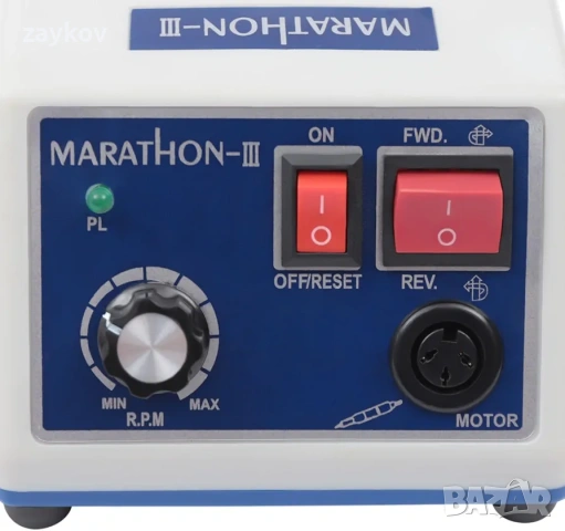 Микромоторна полираща машина за дентална лаборатория Marathon, 35000 об/мин, снимка 5 - Други инструменти - 53327143
