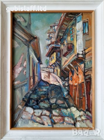 Стара картина, Изглед от Пловдив, 1980-те год.