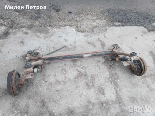 Напълно оборудван заден мост за Пежо 206 ТОП 4 врати peugeot 206 седан, снимка 3 - Части - 52774630