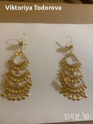 14К Нови зл.обеци-ТОП ОФЕРТА-150лв/гр