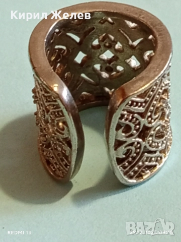 Сребърен пръстен ДАНТЕЛА от който струй светлина и снежно изящество 51828, снимка 7 - Пръстени - 52925121