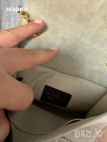 Чанта Furla естествена кожа, снимка 11 - Чанти - 51109879