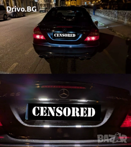 ГАРАНЦИЯ! Нови LED Плафони за Заден Номер на Mercedes W203 W209 R230, снимка 4 - Части - 53284817