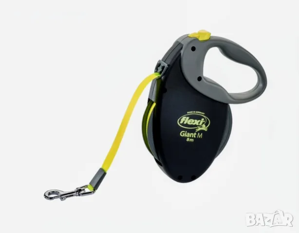 Автоматичен повод за кучета Flexi black/neon, снимка 2 - За кучета - 56290263