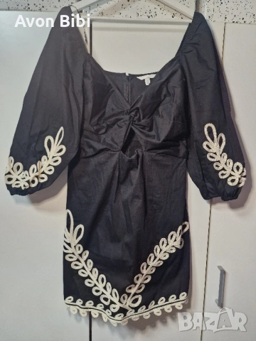 Черна елегантна рокля H&M