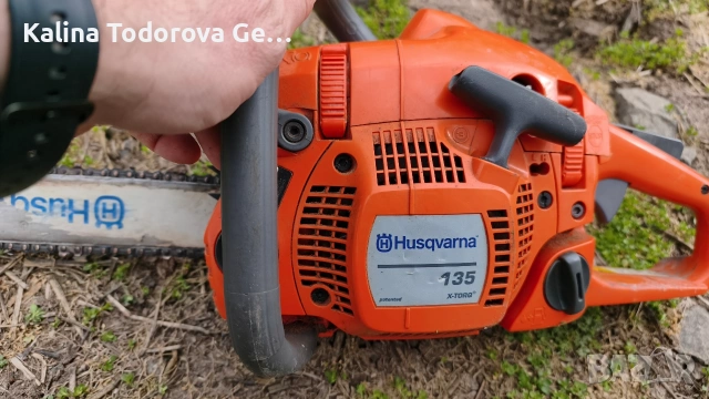 продавам Моторен трион Husqvarna 135, снимка 5 - Моторни триони/резачки - 53851784
