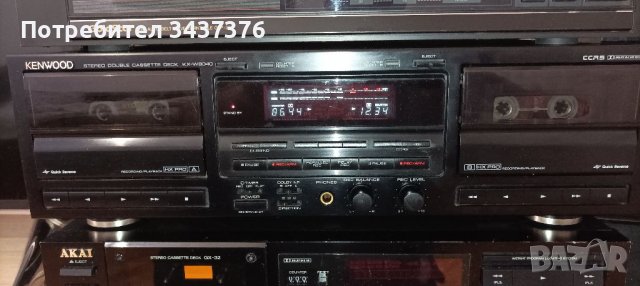Двукасетен дек Kenwood KX-W8040, снимка 3 - Декове - 39125280