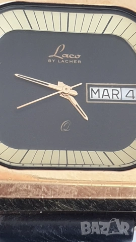 Позлатен мъжки кварцов часовник Laco by Lacher, снимка 16 - Антикварни и старинни предмети - 53753156